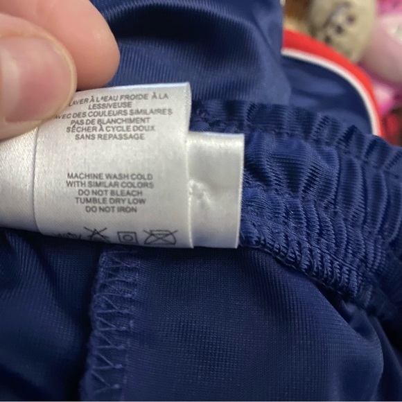 Montreal Canadiens Official NHL Shiny Track Pants Button Ankle L Y14/16 Sports - Picture 5 of 11